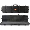 VEVOR Tactical Range Case, Outdoor Tactical Hard Case with 3 Layers Fully-protective Foams, 50 inch lockable Hard Tactical Range Case with Wheels