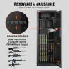 VEVOR 6-8 Rifles Gun Safe, Rifle Safe with Lock & Digital Keypad, Quick Access Tall Gun Storage Cabinet with Removable Shelf