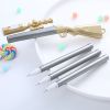 3pcs Creative 98K Sniper Gun Shaped Gel Pen With Light, Cute Rifle Shaped Fountain Pen