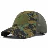 1pc Breathable Tactical Baseball Cap; Multi-color Mesh Sun Hat With Skull Pattern; For Outdoor Hunting And Hiking