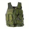 Tactical Vest for Men with Detachable Belt and Subcompact/Compact/Standard Holster for Pistol - Perfect for Airsoft and Military Training