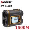 Telescope Laser Range Finder Digital Distance Meter Hunting Monocular Golf Rangefinder LCD Display Roulette Tape Measure