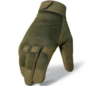 Tactical Gloves Camo Military Army Cycling Glove Sport Climbing Paintball Shooting Hunting Riding Ski Full Finger Mittens Men (Color: A9 Green, size: XL)