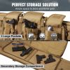 VEVOR Tactical Range Bag, 42 inch Tactical Double Firearm Bag, Soft Outdoor Tactical Case with Lockable Zipper, Portable Handle & Shoulder Strap