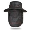 Fishing Hat; Waterproof Sun Protection Boonie Hat For Outdoor Safari Hunting Hiking Gardening