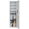 53" Fingerprint Touch Panel In-Wall Safe,Hidden Wall Gun Safe for Rifles with Adjustable Shelves