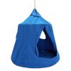 VEVOR Hanging Tree Tent, 330 LBS Capacity Hanging Tent Swing for Indoor and Outdoor Hammock Sensory Swing Chair w/LED Lights String, Inflatable Base