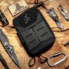 EDC Pouch Tool Pocket Organizer Molle Tool Pouch for Men, Nylon Compact Organizer for Multitools